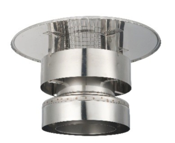 ISOduct Trekkende Kap Gaas (Incl. Topsectie) 150 mm