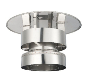 ISOduct Trekkende Kap (Incl. Topsectie) 150 mm
