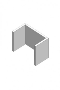 Multiwall 60 - 70cm zijwand geel type HF