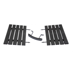 OUTR Set zijtafels + handvat black XL60