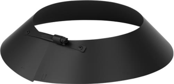 Holetherm Stormkraag rvs Ø 100/CC 100-150 zwart