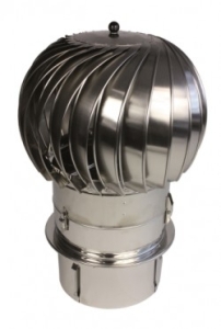 Turbowent draaikap rvs 300mm