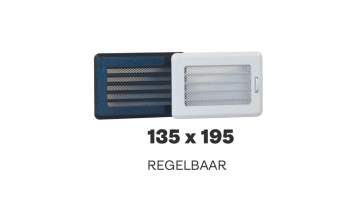 Unifire Luchtrooster inbouwhaard 135 x 195