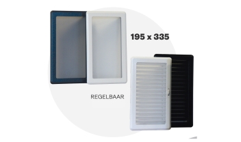 Unifire Luchtrooster inbouwhaard 195 x 335