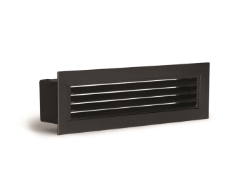 Ventilatierooster BFPL-150N inclusief kader zwart