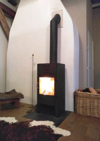 Dik Geurts Lars 1100 houtkachel 