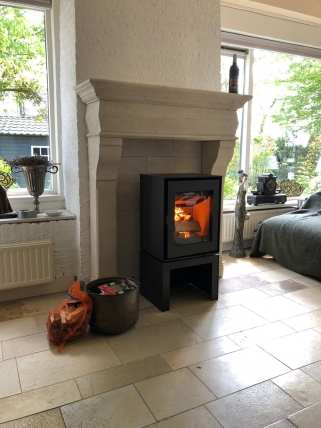 Dik Geurts Modivar 5 Store Front houtkachel