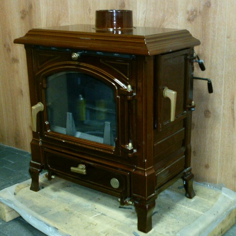 Werkplaats houtkachel gebruikt