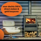 Bespaar nu, betaal later; de Beaufort houtkachel afbeelding