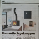 Interview in de Telegraaf, romantisch geknapper.... afbeelding