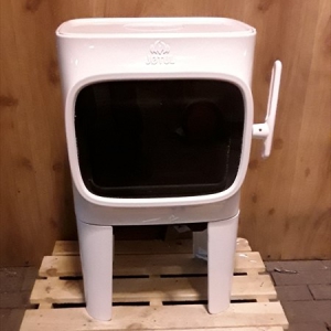 Jotul F105 houtkachel wit emaille | 't Stokertje