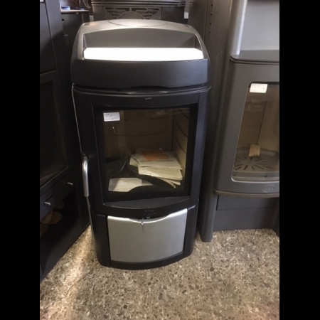 Jotul F350 met zilveren stenen zijpanelen nu bij ons in de opruiming