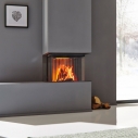 Spartherm Premium Triple Houtkachel met zwarte chamotte demo model