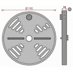 Schudroosterrozet dia 190 tbv Barbas Eco 900