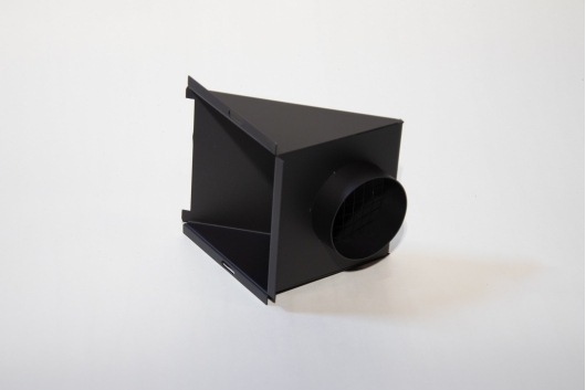 Adapter externe beluchting Ø100mm Beaufort Match 6 kW