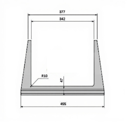 Betonkeramiek bodem Universal 5-60