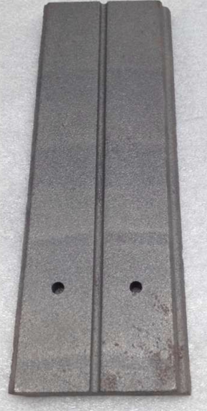 Gietijzeren lamel 315 × 100 × 13 mm met gat – Barbas Eco 75 / Eco 500