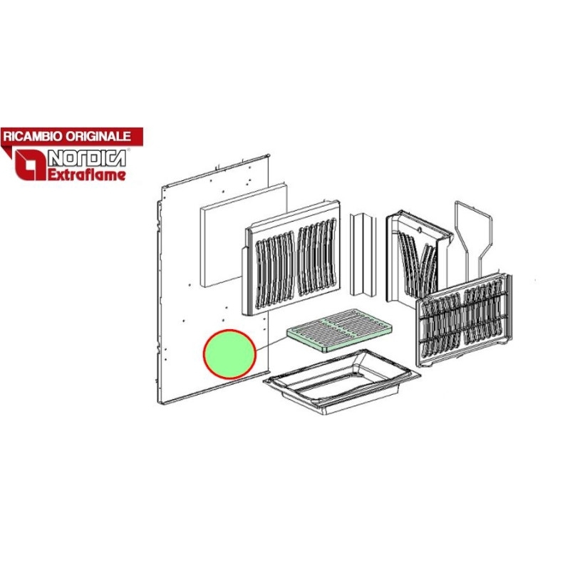 Zwarte rooster / grille – LA NORDICA Suprema & Milly